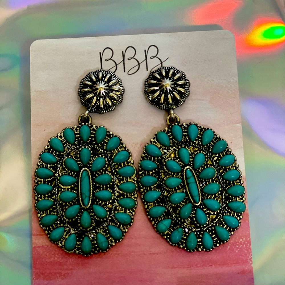 turquoise earrings